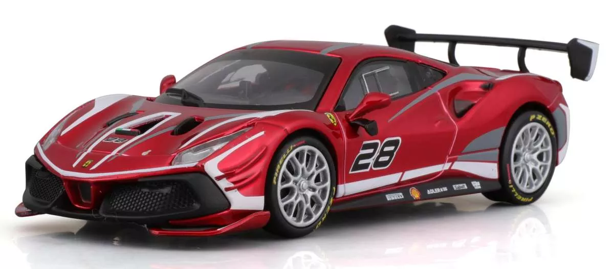 Burago 1836309-R 1:43 Ferrari 488 Challenge Evo 2020