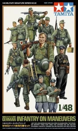 Tamiya 32530 1:48 german infantry on maneuvers