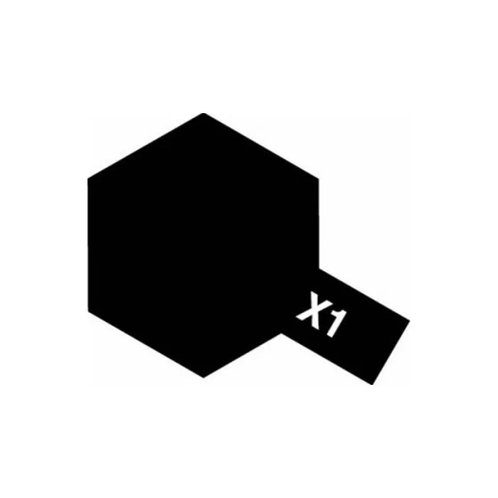 Tamiya 89001 X-1 M paint marke noir brillant