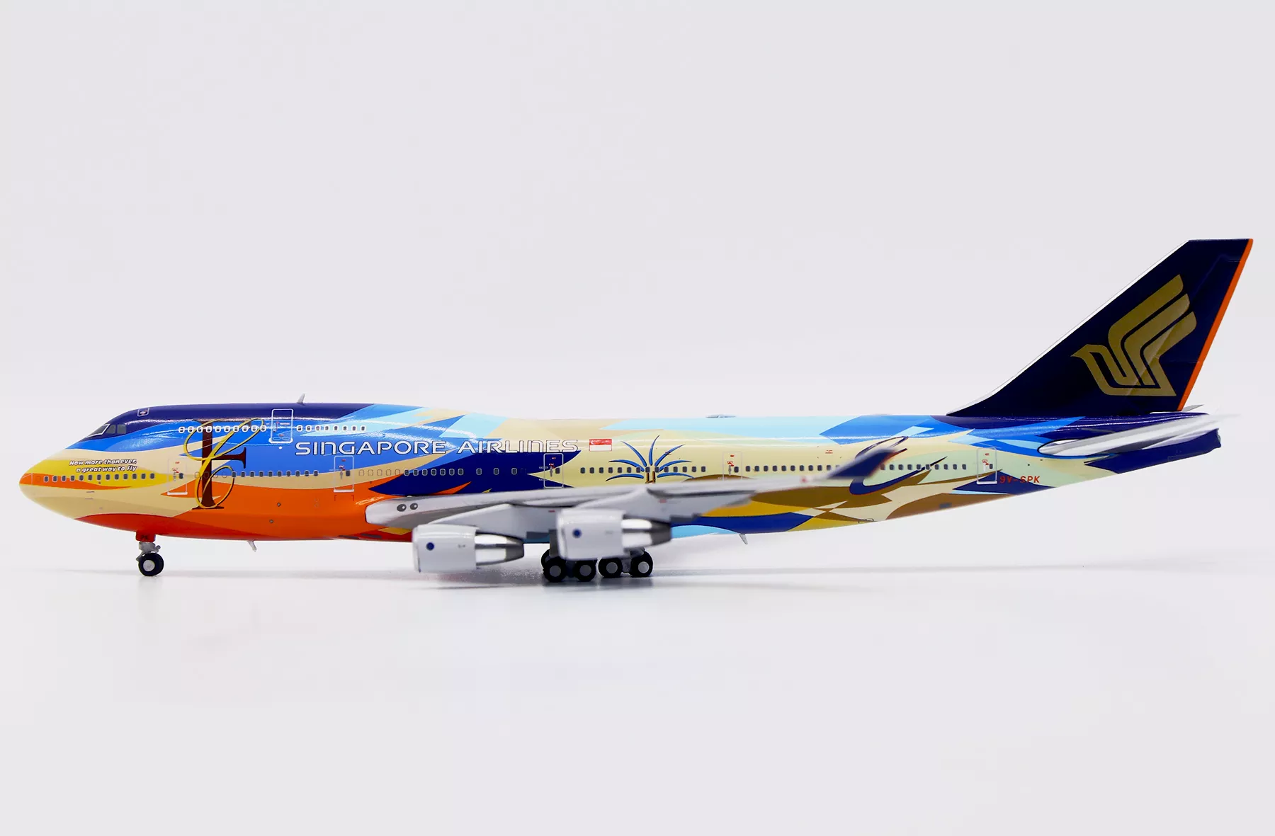 Diecast 1:400  B747-400 Singapore 9V-SPK