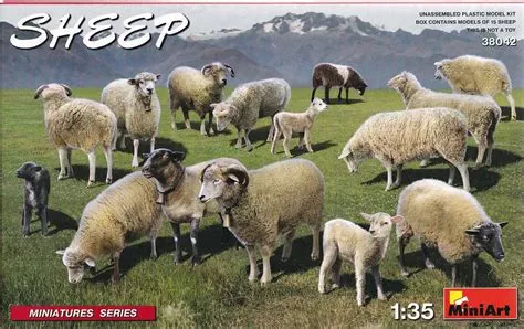 MiniArt 38042 1:35 moutons, 15 pièces