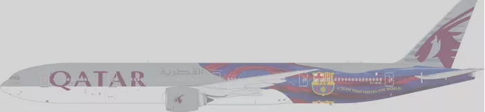 Eagle B-777-300 ER 1:200 Qatar FC Barcelona