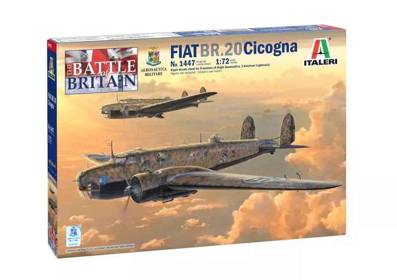 Italeri 1447 1:72 Fiat BR.20 Cigogna