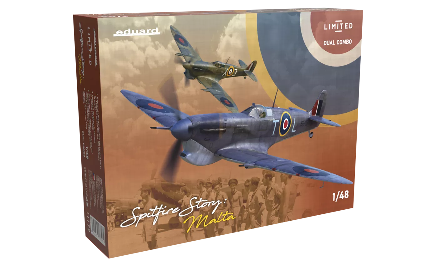 Eduard 11172 1/48 Spitfire Story : Malta MK.Vb/Vc Limited Dual Combo
