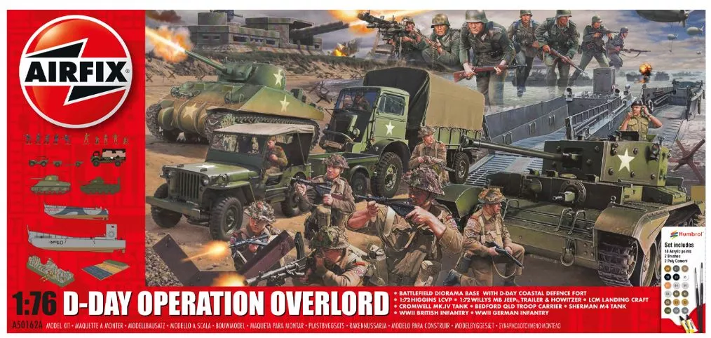 Airfix A50009A 1:76 D-Day battlefront; gift set