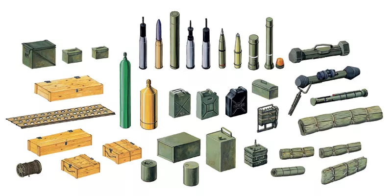 Italeri 6423 1:35 modern battle accessories