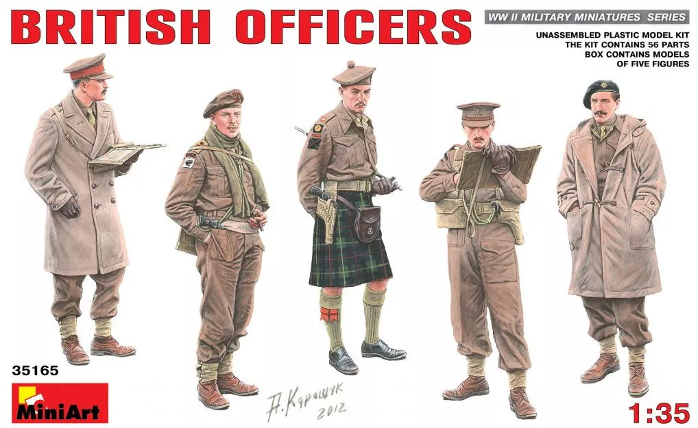 MiniArt 35165 1:72 British Officers