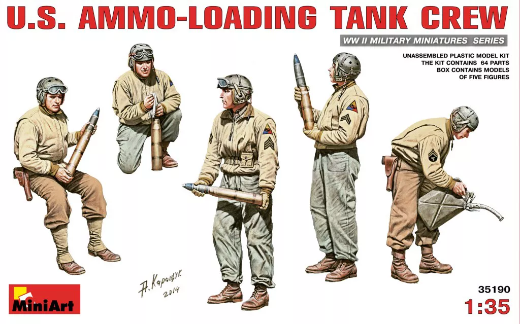 MiniArt 35190 1:35 U.S. Ammo-Loading Tank Crew