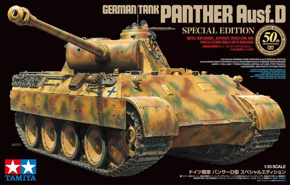 Tamiya 25182 1:35 Panther Aus.D édition spéciale 50 ans Tamiya