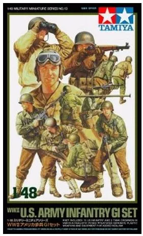 Tamiya 32513 1:48 U.S. army infantry Gi set WW II