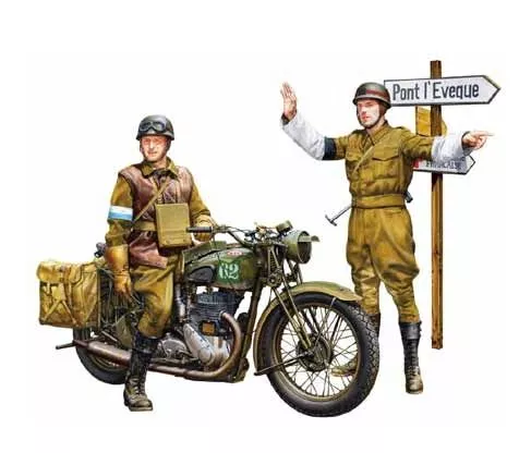 Tamiya 35316 1:35 British BSA motorcycle avec policiers militaires