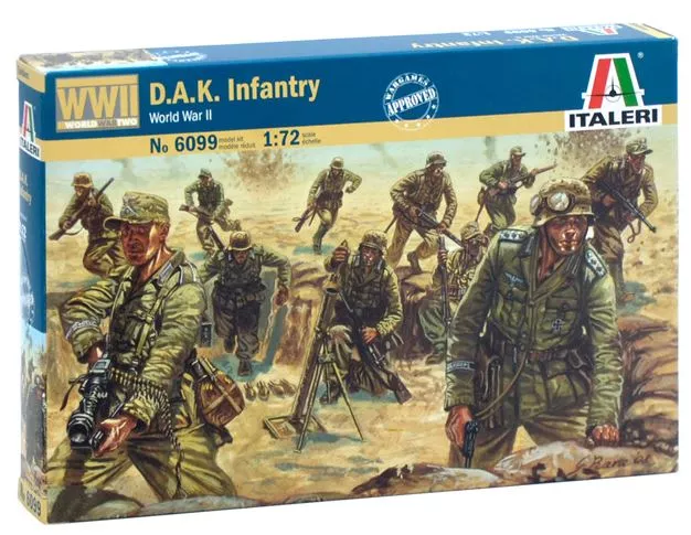 Italeri 6099 1:72 Infanterie D.A.K.
