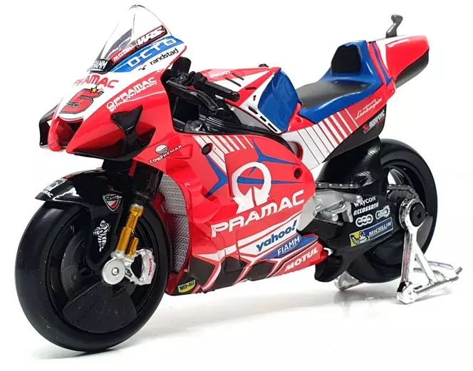 Maisto 36379-5 1:18 moto Ducati GP2021 num 5 Pramac