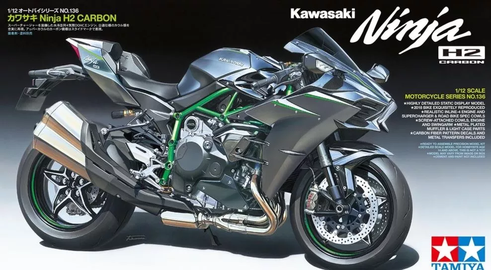 Tamiya 14136 1:12 Kawasaki H2 Ninja
