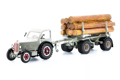 ACE 3018 1:32 tracteur Hürlimann D2500 avec remorque édition limitée