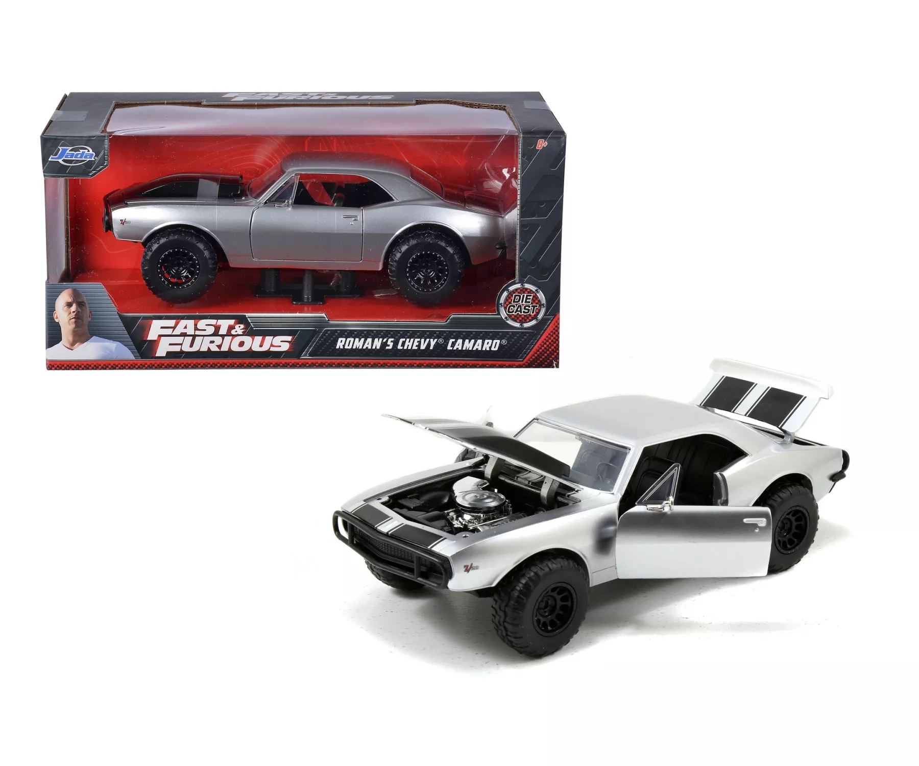 Jada 253203022 1:24 Fast & Furious 1967, Chevy Camaro
