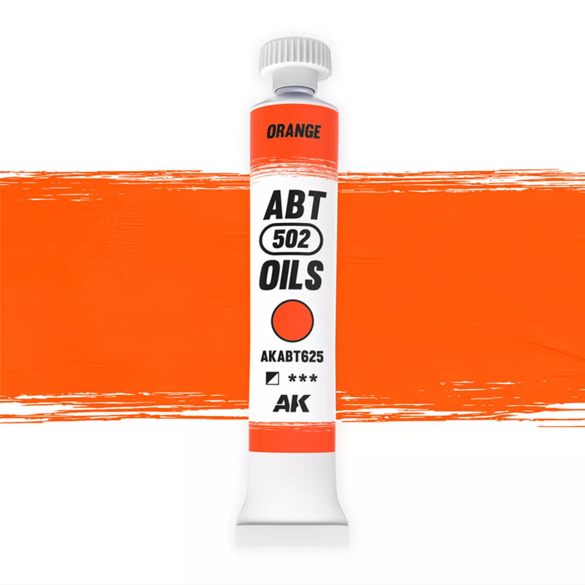 AK Interactive ABT502 Orange Oil 20ml