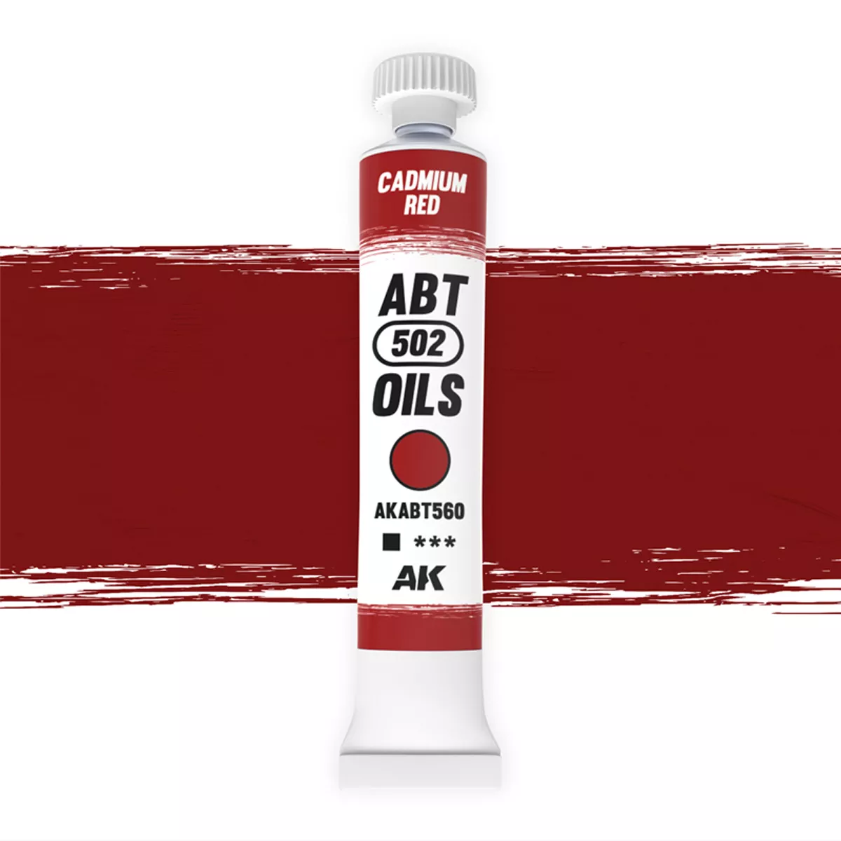 AK Interactive ABT502 Cadmium Red Oil 20ml
