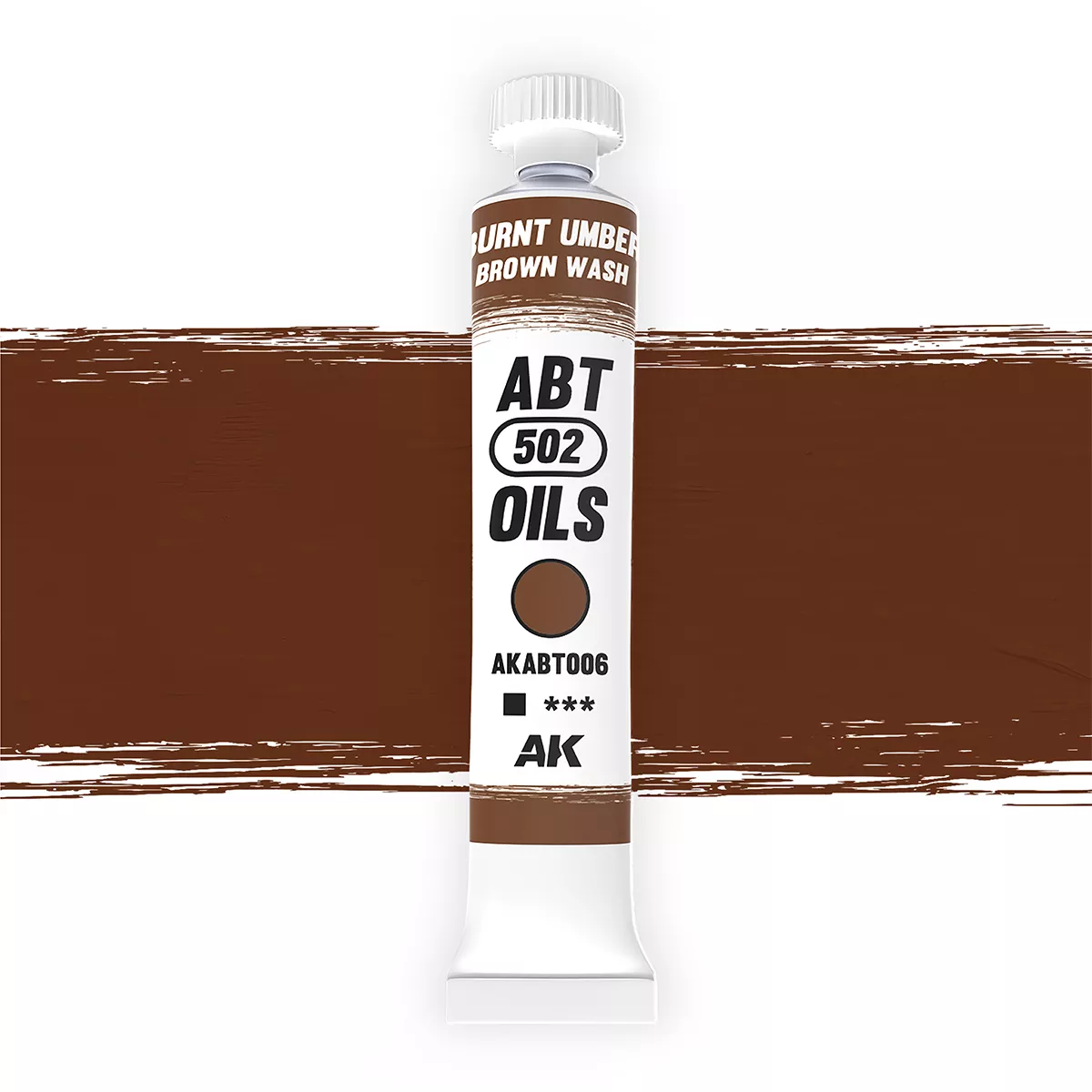 AK Interactive ABT502 Burnt Umber Oil 20ml