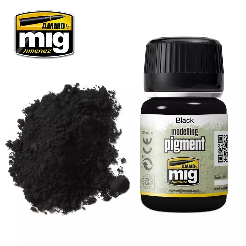Ammo MIG Pigment Black