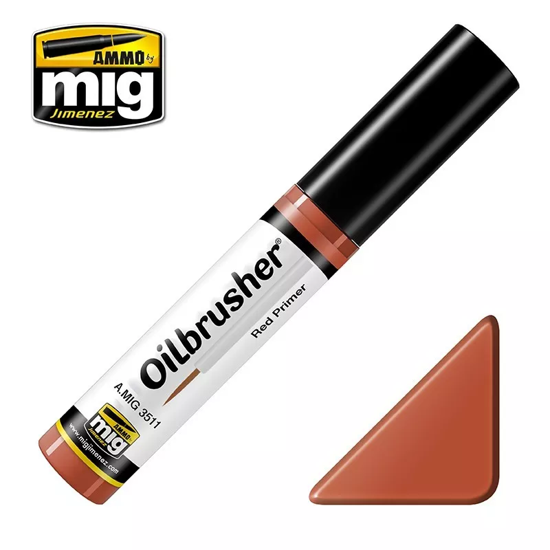 Ammo MIG Oilbrusher Red Primer 10mL