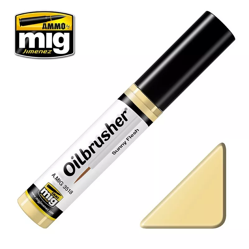 Ammo MIG Oilbrusher Sunny Flesh 10mL