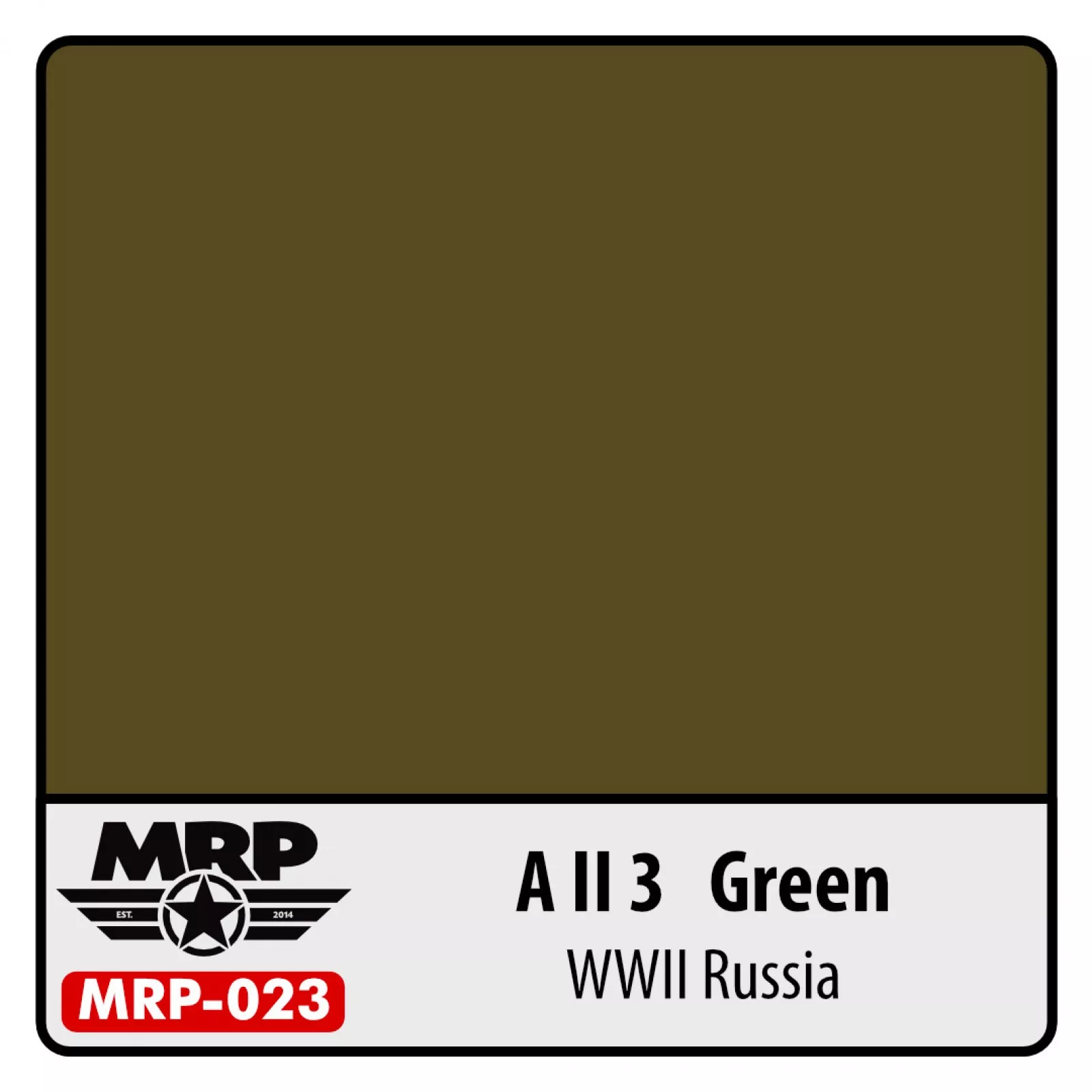 MRP A II 3 Green WWII Russia 30ml