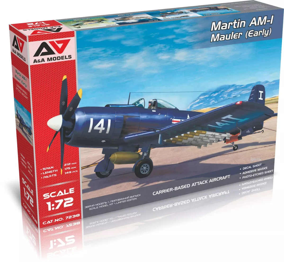A&A Models 1/72 7238 Martin AM-1 Mauler (Early)