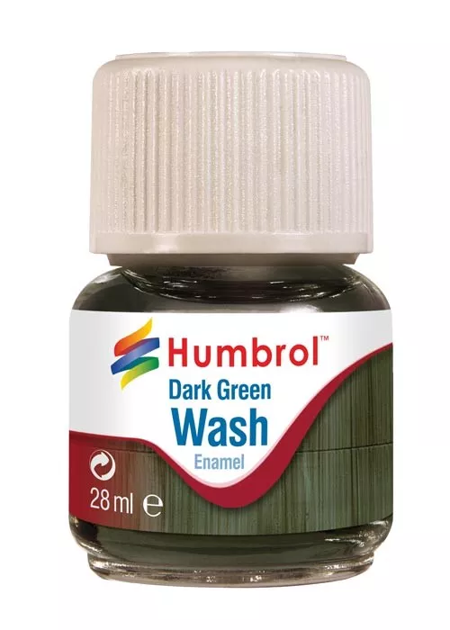 Humbrol AV0203 Wash dark green 28 ml