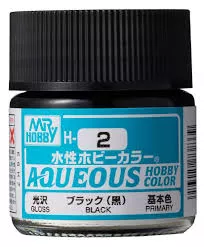 Mr Hobby H002 black gloss 10 mL