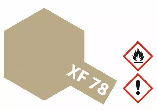 Tamiya 81778 XF-78 Wooden Teck Tan 10 mL