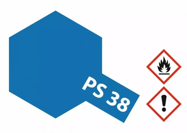 Tamiya 86038 PS-38 translucent blue