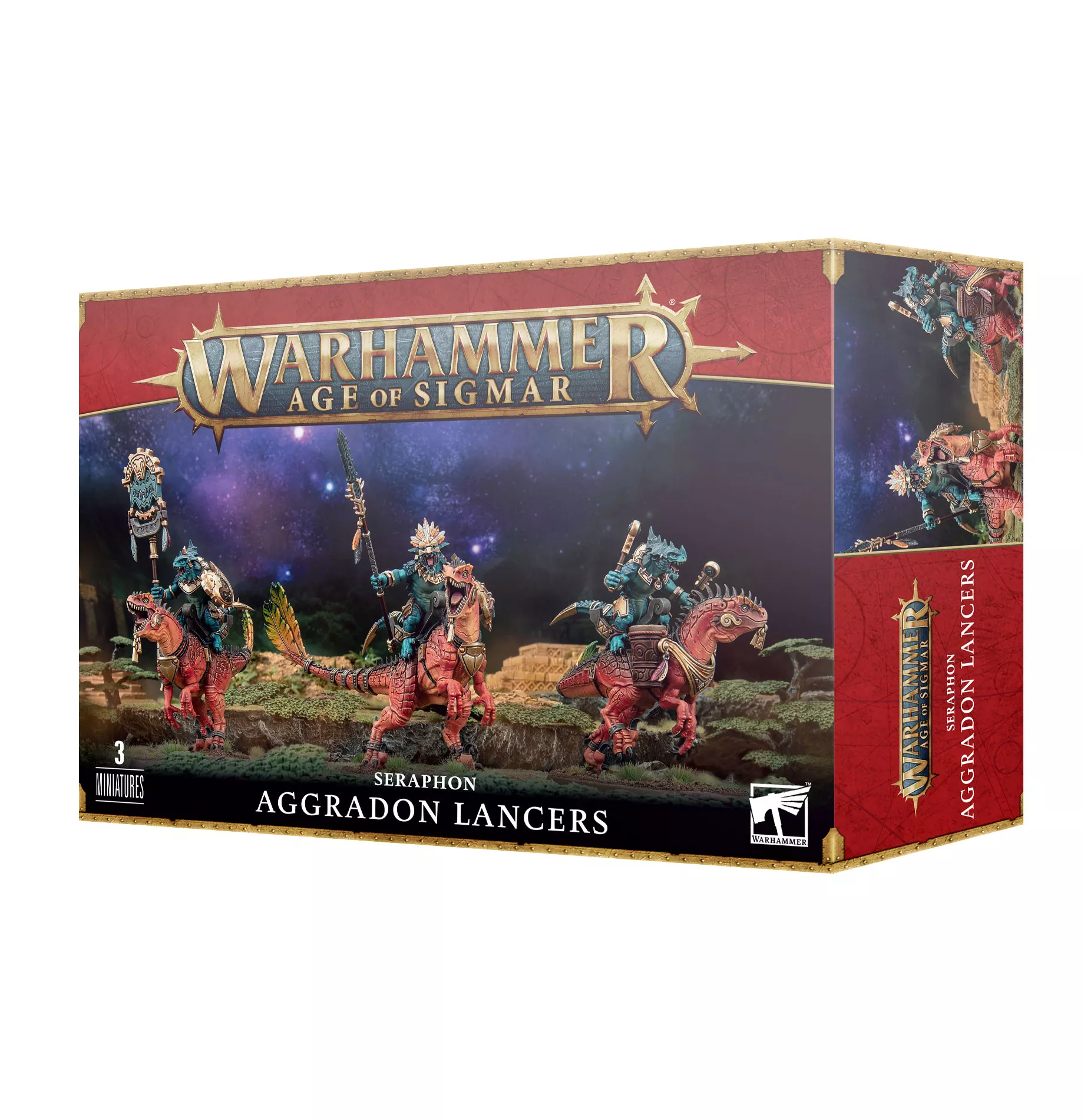 Age Of Sigmar Seraphon : Aggradon Lancers