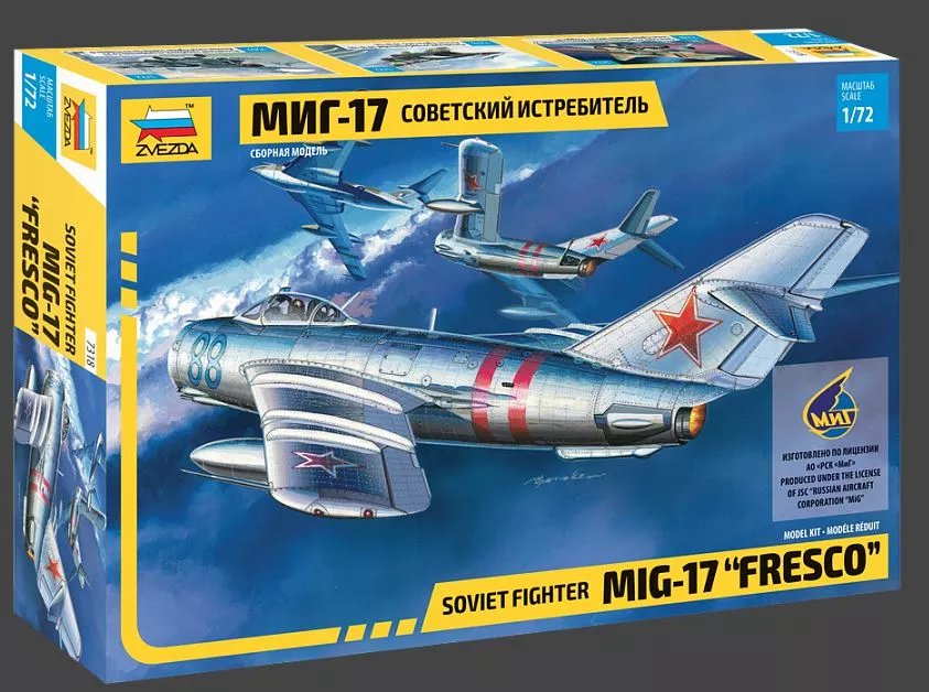 Zvezda 7318 1:172 Mig-17 Fresco