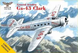 Modelsvit 72033 1:72 Ga-43 Clark Swissair