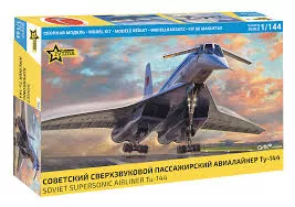 Zvezda 7045 1:144 Supersonic Airliner Tupolev Tu-144