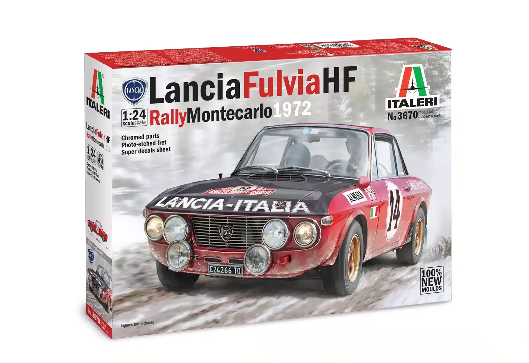 Italeri 3670 1:24 Lancia Fulvia HF - Rally Montecarlo 1972