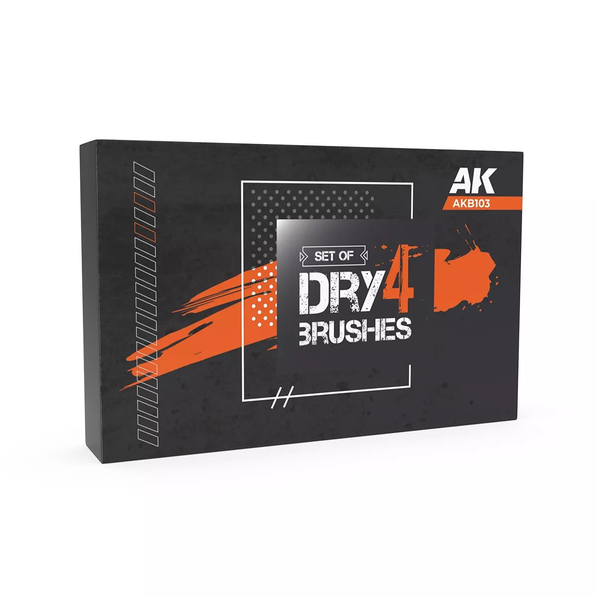 AK Interactive Set of 4 Dry Brushes 35ml