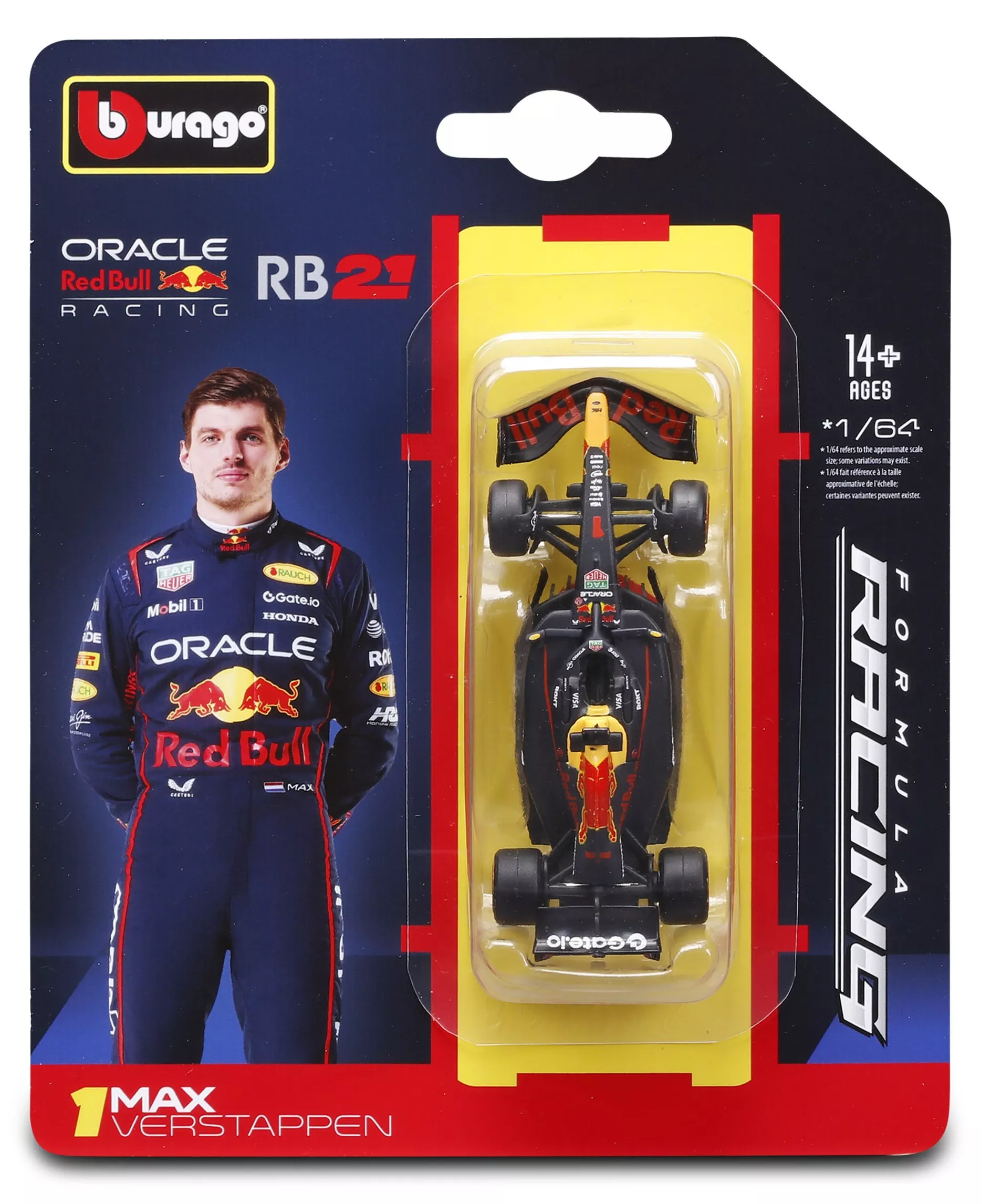 Bburago 1:64 Red Bull Racing RB21 Max Verstappen 2025