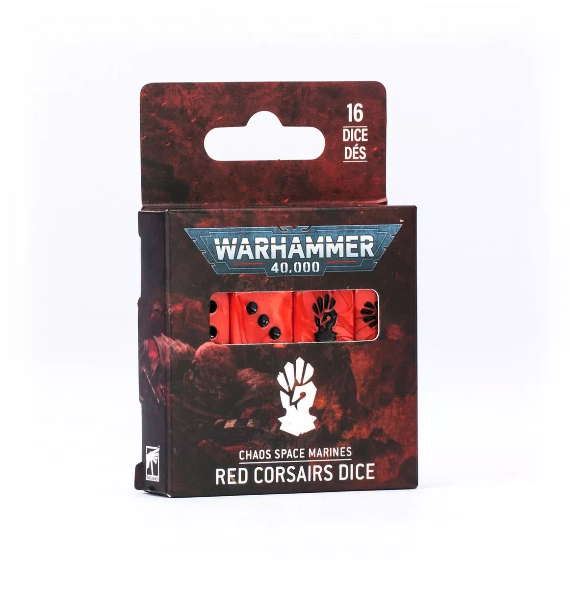 Citadel Chaos Space Marines : Red corsairs Dice