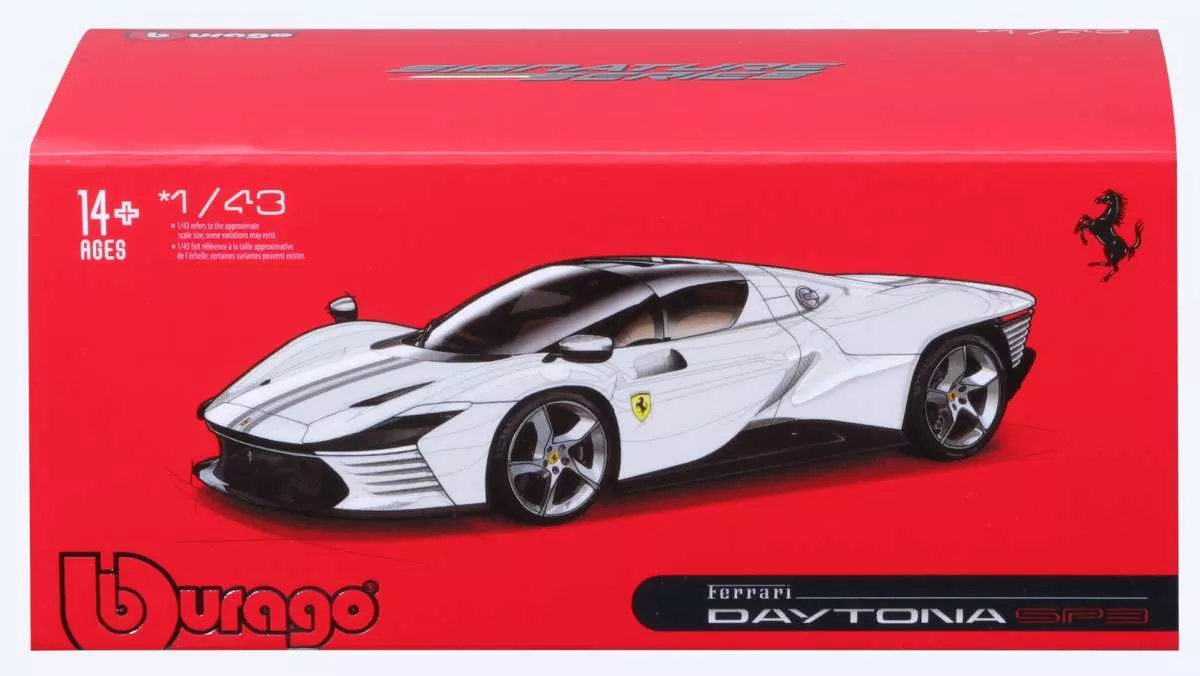 Burago 1836914-W 1:43 Ferrari Daytona SP3