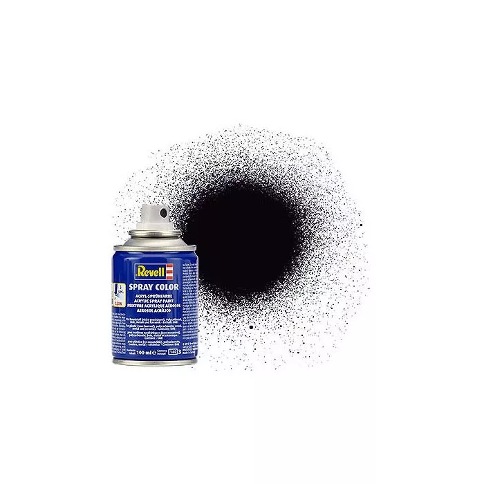 Revell 34108 noir matt spray acrylique 100 ml