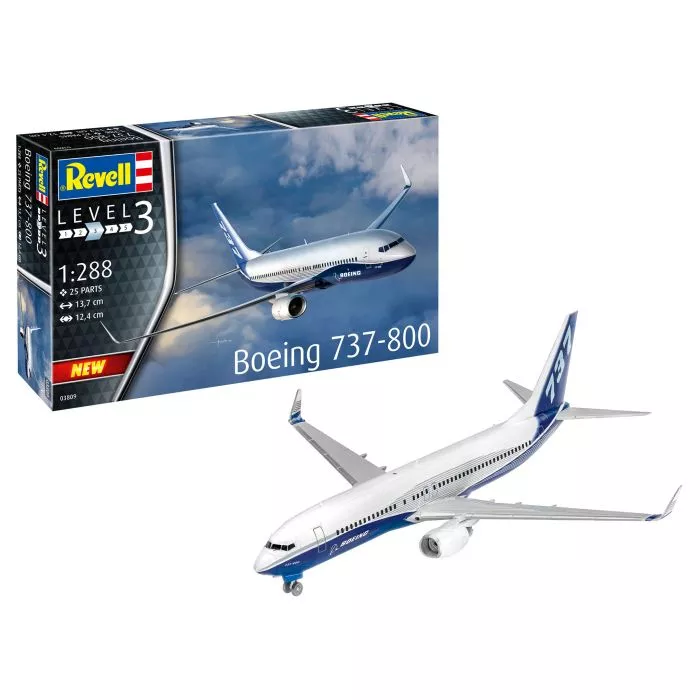 Revell 03809 1:288 Boeing 737-800 usine
