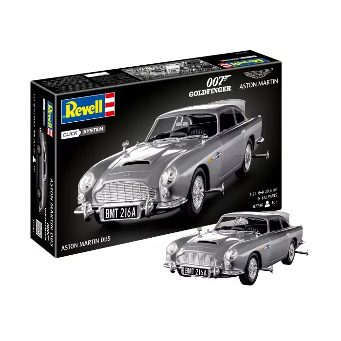 Revel 7746 1:24 Aston Martin DB5 007 Goldfinger Click kit system