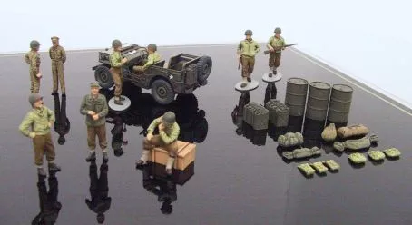 Tamiya 32552 1:48 US army infantry at rest