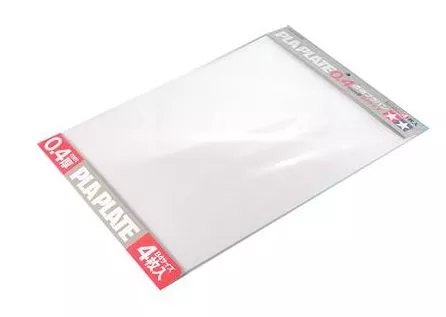 Tamiya 70127 Plaques Plastique transparentes 0.4 mm (4 x)