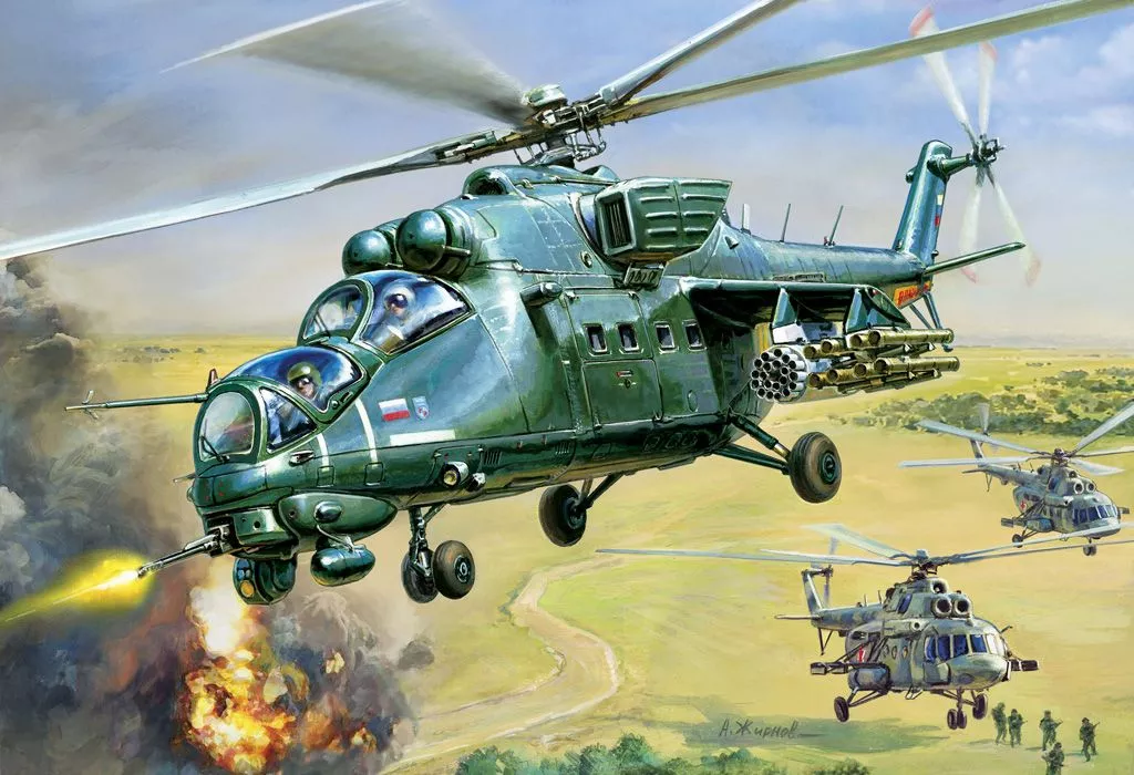 Zvezda 7276 1:72 Mi-35M HIND