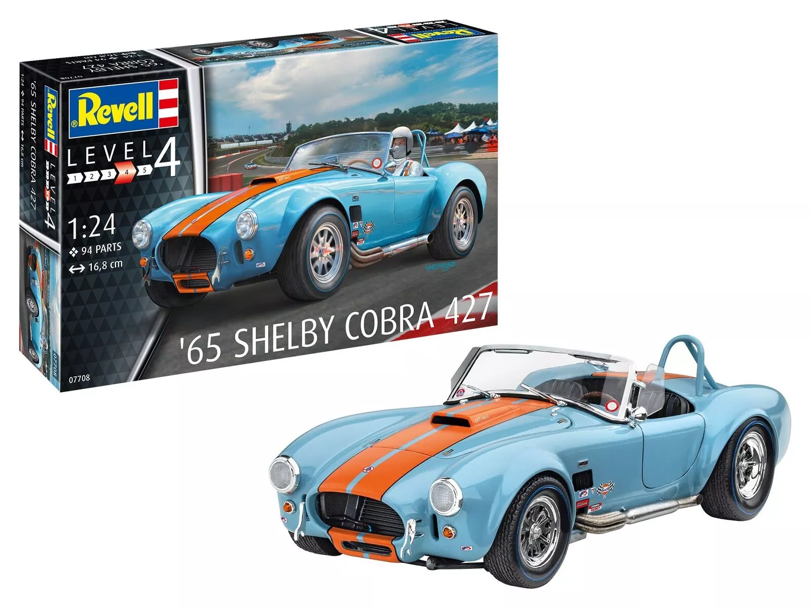 Revel 7708 1:24 Ford 65 Shelby Cobra 427