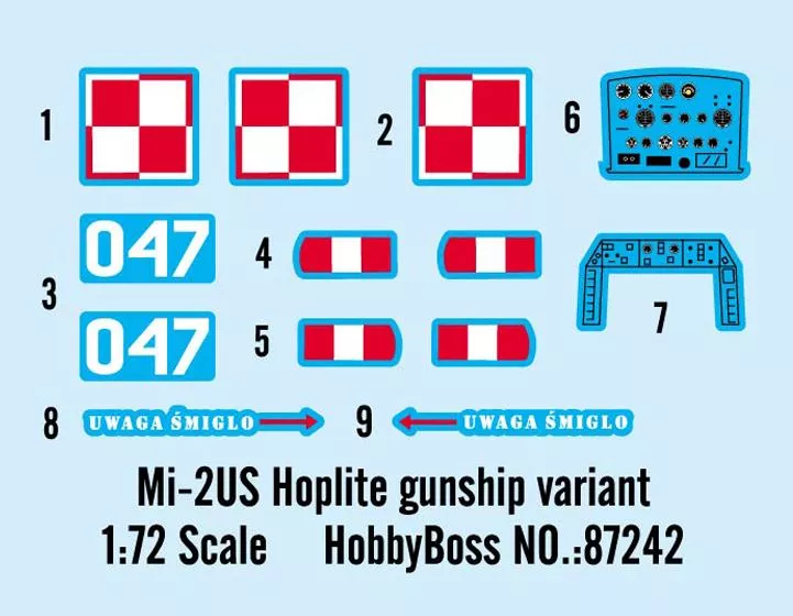 HobbyBoss 87242 1:72 MI-2U Gunship