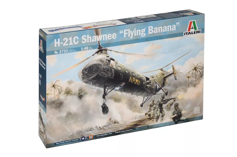 Italeri 2733 1:48 H-21C Shawnee flying banana
